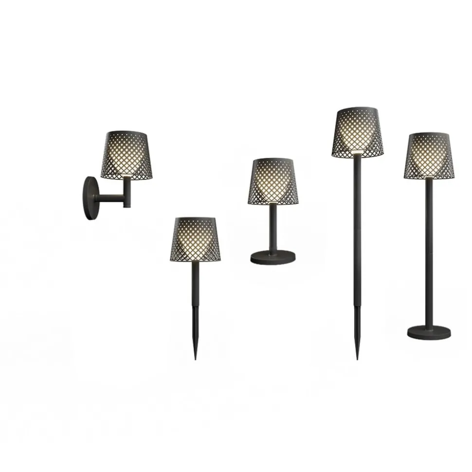 Newgarden Greta LED lamp op zonne-energie, zwart