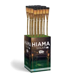 Newgarden Hiama LED tuinlamp op zonne-energie gemaakt van bamboe