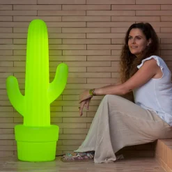 Newgarden Kaktus vloerlamp, limoengroen