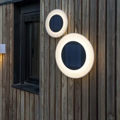 Newgarden LED LED wandlamp op zonne-energie, Ø 27 cm