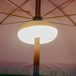 Newgarden LED oplaadbaar licht Lima, IP54, RGBW, zonneschermen