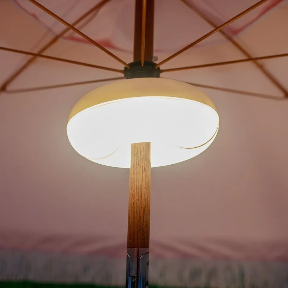 Newgarden LED oplaadbaar licht Lima, IP54, RGBW, zonneschermen