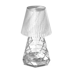 Newgarden LED tafellamp Lola 12 lux, batterij, transparant