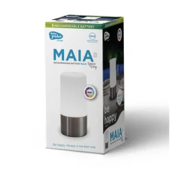 Newgarden LED tafellamp Maia, grijs, IP54, RGBW