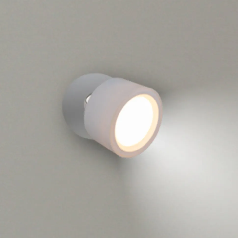 Newgarden LED wandlamp Roll 8, wit, draaibaar