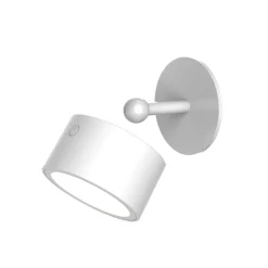 Newgarden LED wandlamp Roll 8, wit, draaibaar