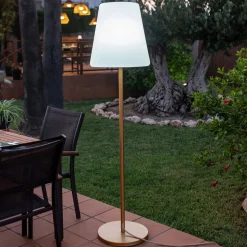 Newgarden Lola Slim 180 LED vloerlamp messing