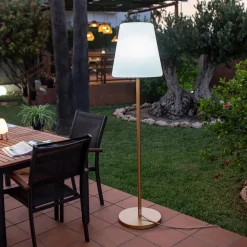 Newgarden Lola Slim 180 LED vloerlamp messing