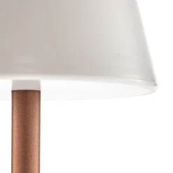 Newgarden Lola Slim LED tafellamp accu, roségoud