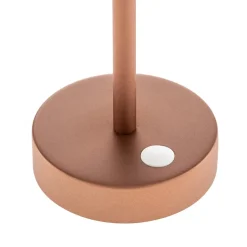 Newgarden Lola Slim LED tafellamp accu, roségoud