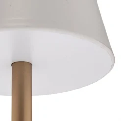 Newgarden Lola Slim LED tafellamp accu, messing