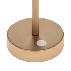 Newgarden Lola Slim LED tafellamp accu, messing