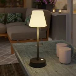 Newgarden Lola Slim LED tafellamp accu, antraciet