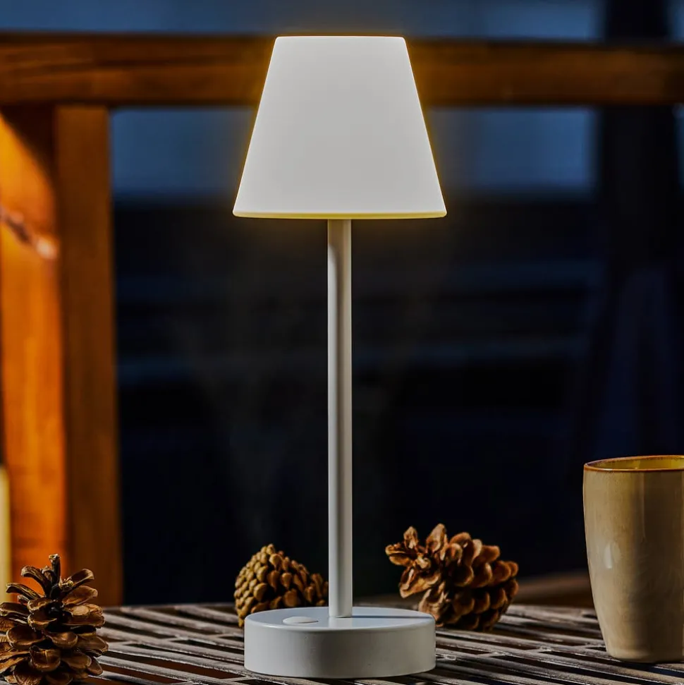 Newgarden Lola Slim LED tafellamp accu, wit