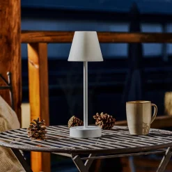 Newgarden Lola Slim LED tafellamp accu, wit