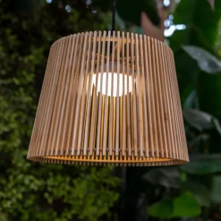 Newgarden Okinawa LED buiten hanglamp bamboe