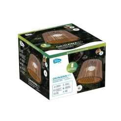 Newgarden Okinawa LED buiten hanglamp bamboe