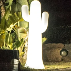 Newgarden Pancho LED vloerlamp wit met oplaadbare batterij