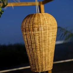 Newgarden Saona LED buiten hanglamp van rotan