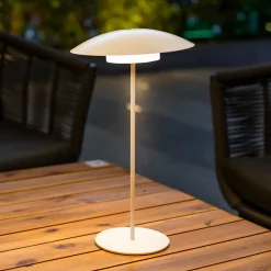 Newgarden Sardinia LED oplaadbare lamp IP44 wit 40 cm