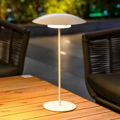 Newgarden Sardinia LED oplaadbare lamp IP44 wit 30 cm