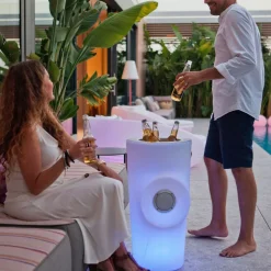 Newgarden Woody flessenkoeler met luidspreker