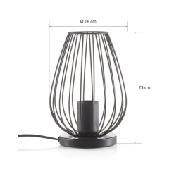 Newtown - een tafellamp in vintage look