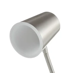 Nikkel gekleurde led tafellamp Narcos