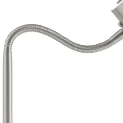 Nikkel gekleurde led tafellamp Narcos