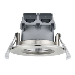 Nikkelkleurige LED inbouwspot Zagros, IP65