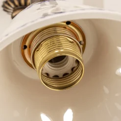 NONNA plafondlamp in wit keramiek, 3-lamps