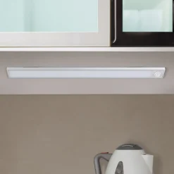 Norman LED meubelverlichting, zilverkleurig, oplaadbare batterij, sensor,