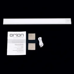 Norman LED meubelverlichting, zilverkleurig, oplaadbare batterij, sensor,