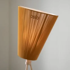 Northern Oslo Wood vloerlamp caramel/beige