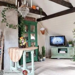 Northern Oslo Wood vloerlamp caramel/beige