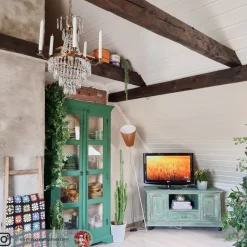 Northern Oslo Wood vloerlamp caramel/beige