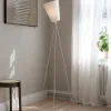 Northern Oslo Wood vloerlamp wit/wit