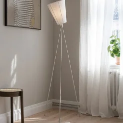 Northern Oslo Wood vloerlamp wit/wit