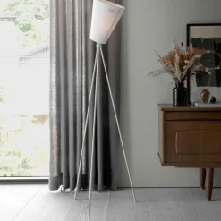 Northern Oslo Wood vloerlamp wit/wit