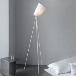 Northern Oslo Wood vloerlamp wit/wit