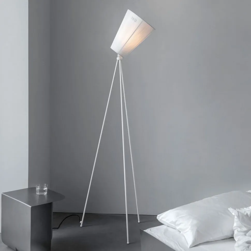 Northern Oslo Wood vloerlamp wit/wit