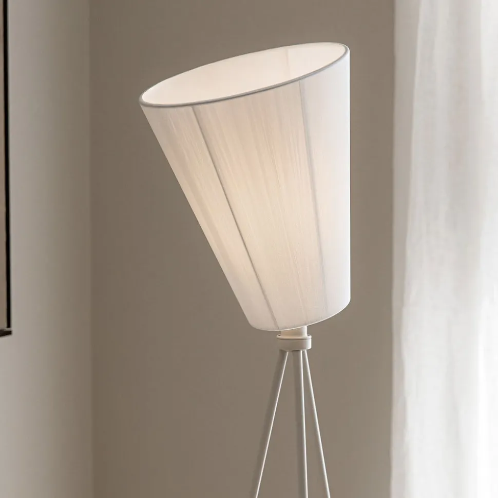 Northern Oslo Wood vloerlamp wit/wit