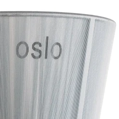 Northern Oslo Wood vloerlamp wit/lichtblauw