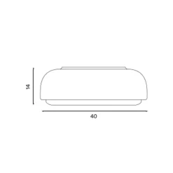 Northern Over Me plafondlamp antraciet 40 cm