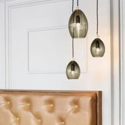 Northern Unika hanglamp rookgrijs, large