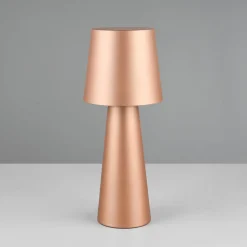 Nubische tafellamp, bruin, hoogte 40 cm, metaal, E27