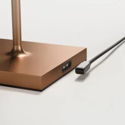 Nuindie LED oplaadbare tafellamp, brons, Easy Connect, IP54