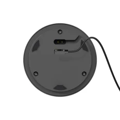 Numotion LED oplaadbare tafellamp, grafiet, glas, IP54, dimbaar