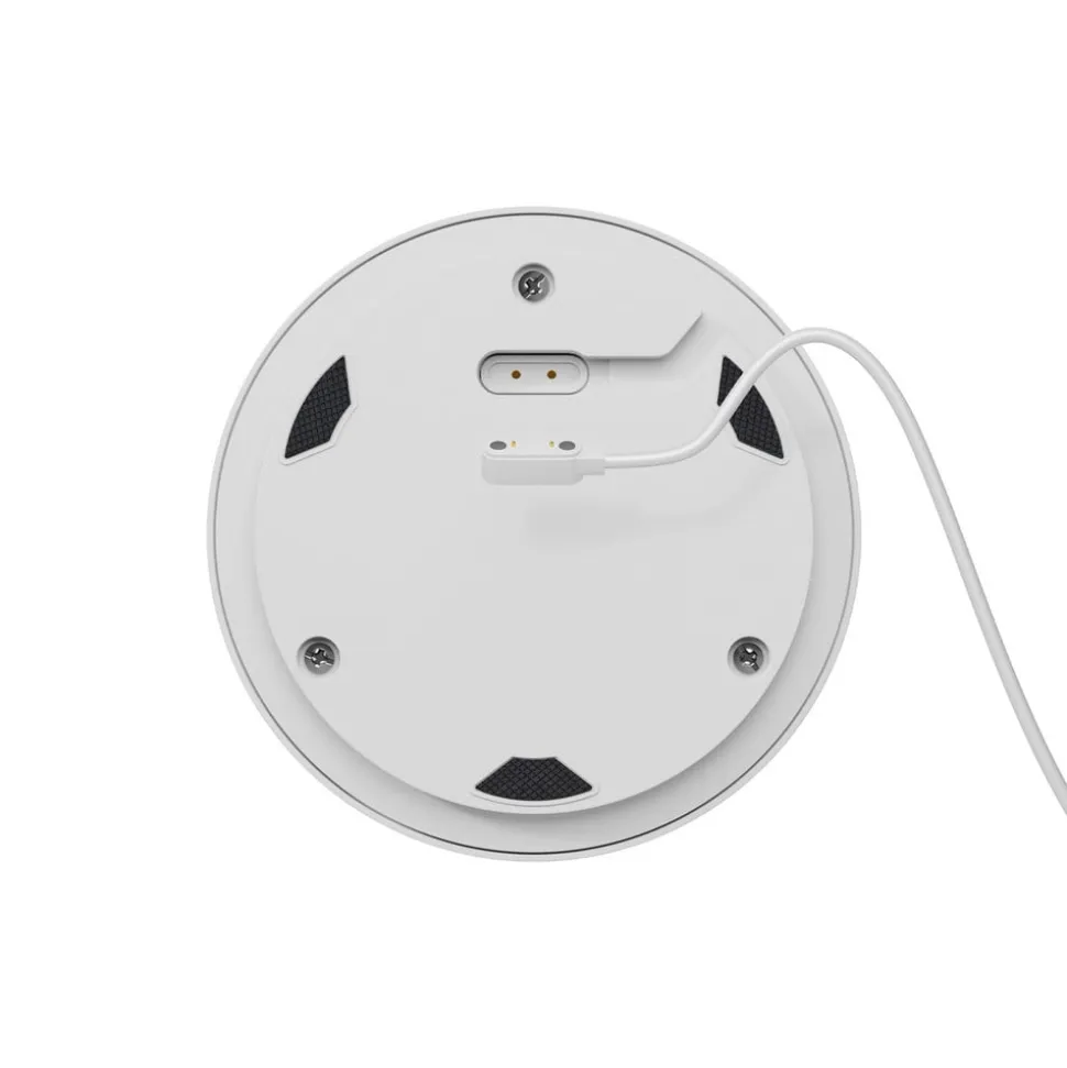 Numotion LED oplaadbare tafellamp, wit, glas, IP54, dimbaar