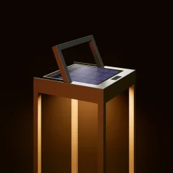 Numove LED lamp op zonne-energie, grafietgrijs, hoogte 32,5 cm